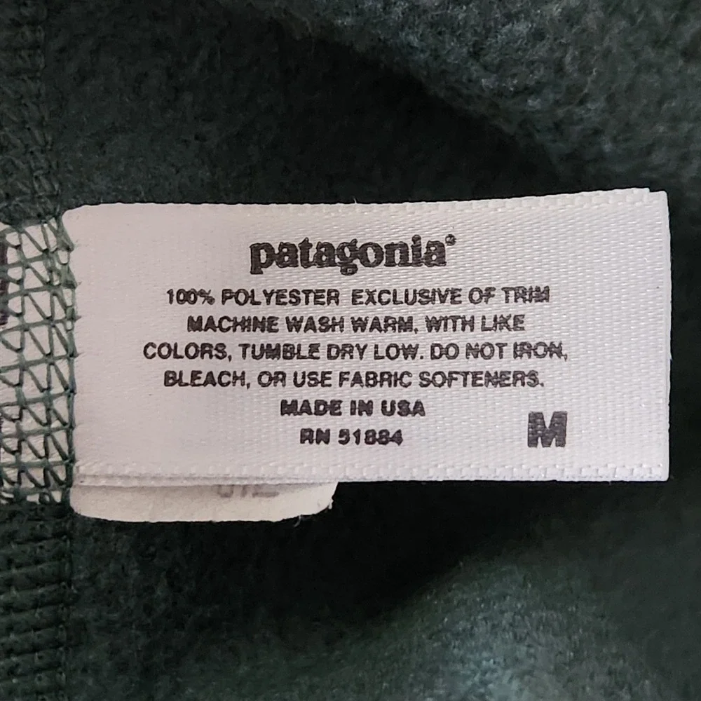 Vintage Patagonia Expedition Weight Fleece Capilene Bottoms Mens Medium Green